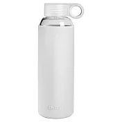 《IBILI》矽膠套玻璃水壺(白500ml) | 水壺 冷水瓶 隨行杯 環保杯