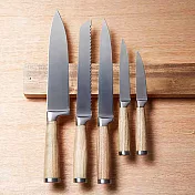 《KitchenCraft》刺槐木磁吸刀架(45cm) | 刀座 刀具收納