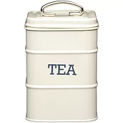 《KitchenCraft》復古茶葉收納罐(奶油黃) | 收納瓶 儲物罐 零食罐