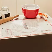 《Premier》測量矽膠烤墊(紅白60cm) | 料理烤墊  烘焙墊
