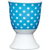 《KitchenCraft》瓷製蛋杯(圓點藍)