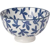《NOW》瓷製餐碗(湛藍花11.5cm) | 飯碗 湯碗