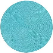 《NOW》素面織紋圓餐墊(漾藍) | 桌墊 杯墊