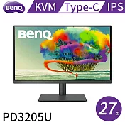 BenQ PD3205U 32型IPS專業設計繪圖螢幕(HDMI/DP/USB-C/喇叭2.5W*2)