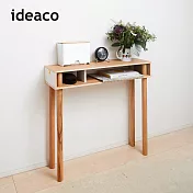 【日本ideaco】解構木板玄關桌 -白