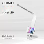 CHIMEI奇美 時尚LED QI無線充電智慧調光護眼檯燈 LT-WF080D