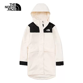 The North Face W METROVIEW TRENCH 女 防水透氣可收腰衝鋒衣 NF0A5JX5N3N L 米