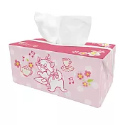 [迪士尼]櫻花系列立體收納面紙盒_ 瑪麗貓