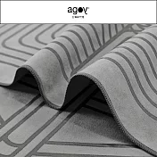 【agoy】GeckoWarrior 壁虎勇士鋪巾-獨特專利乾濕雙止滑 | 贈防水收納袋 | 月光灰