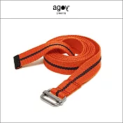 【agoy】25mm 環保止滑瑜伽繩 | 183cm/6尺 | 夕陽橘