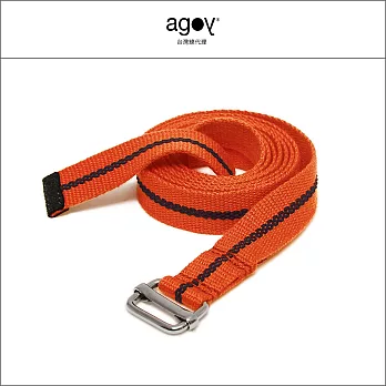 【agoy】25mm 環保止滑瑜伽繩 | 183cm/6尺 | 夕陽橘