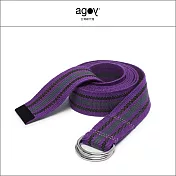 【agoy】25mm 環保止滑瑜伽繩 | 366cm/12尺 | 迷霧紫