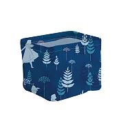 [迪士尼] 冰雪奇緣2系列方形小款桌上收納 11.5x11.5x8.5cm 多款任選_ 藍色剪影