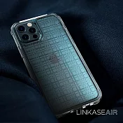 ABSOLUTE LINKASEAIR iPhone 12/12 Pro (6.1吋)專用 電子蝕刻技術防摔抗變色抗菌大猩猩玻璃保護殼-網格 12/12 Pro專用