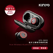 【KINYO】藍牙耳機麥克風|立體聲耳麥 BTE-3890