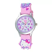 Hello Kitty 探索樂園造型腕錶-粉紅