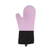 【EZlife】廚房耐高溫矽膠防燙手套(2入組) 粉紫