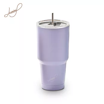 【Hiromimi】不鏽鋼冰壩杯900ml(4色可選) 丁香粉紫