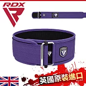 【英國RDX】墨提斯健身腰帶 (女性適用)/重訓腰帶/舉重腰帶/護腰/核心 XS 紫色
