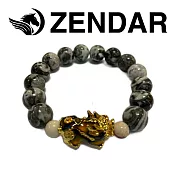 【ZENDAR】國際精品 瑪瑙珠變色貔貅手鍊(224921)