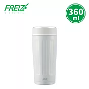 【日本和平金屬FREIZ】不鏽鋼真空保溫杯保冷水瓶360ml 白色