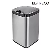 美國ELPHECO 不鏽鋼除臭感應垃圾桶 ELPH6311U 銀色