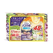 日本【 白元】 HERS 碳酸入浴劑 清新香氣 混合48入