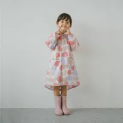 日本WPC 水果王國L 空氣感兒童雨衣/防水外套 附收納袋(120-140cm)
