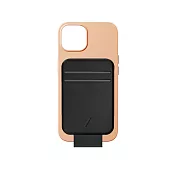 【NATIVE UNION】CLIC® 磁吸卡夾手機殼 - iPhone 13 - 蜜桃粉 (搭配磁吸卡夾 - 石墨黑)
