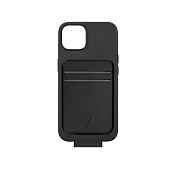 【NATIVE UNION】CLIC® 卡夾式真皮手機殼 - iPhone 13 Pro Max -  經典黑 (搭配磁吸卡夾 - 石墨黑)