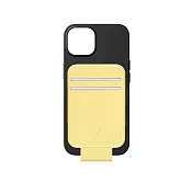 【NATIVE UNION】CLIC® 磁吸卡夾手機殼 - iPhone 13 -  石墨黑 (搭配磁吸卡夾 - 檸檬黃)
