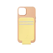 【NATIVE UNION】CLIC® 磁吸卡夾手機殼 - iPhone 13 Pro -  蜜桃粉 (搭配磁吸卡夾 - 檸檬黃)