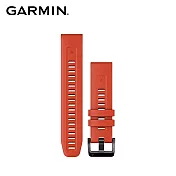 GARMIN QuickFit 22mm 矽膠錶帶 烈焰紅