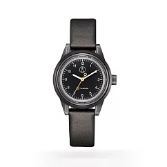 Q&Q SmileSolar 喀什米爾系列太陽能手錶─沉穩黑Medium/35mm