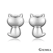 GIUMKA 925純銀耳環針式女款 喵星人俏皮貓 MFS07097 一對價格