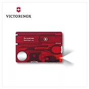 VICTORINOX 13用瑞士刀0.7300.T 瑞士卡/透紅