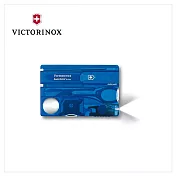 VICTORINOX 瑞士維氏 瑞士刀 瑞士卡 / 透藍 0.7322.T2