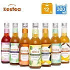 Zestea康普茶一次喝到全口味組合 300ML*12瓶(無添加、富含益生菌)