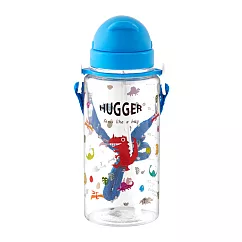 英國【Hugger】兒童水壺 550ml 酷比龍 (吸管水壺 附可拆式背帶)