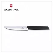 【VICTORINOX 瑞士維氏】Swiss Modern 牛排刀(6.9003.12W/6.9006.12W2/6.9006.12W41) 黑