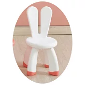 【YaYa】兒童俏皮兔子椅(兒童椅) 珊瑚橘A款