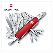 VICTORINOX 瑞士維氏 瑞士刀 Swiss Champ冠軍刀 33用 91mm 紅 1.6795