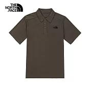 The North Face  M MFO S/S COTTON POLO 男 簡約舒適短袖POLO衫 墨綠 NF0A5B4621L M 墨綠