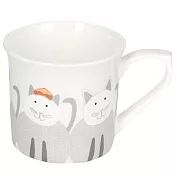 《KitchenCraft》骨瓷馬克杯(微笑貓250ml) | 水杯 茶杯 咖啡杯