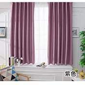 【巴芙洛】高精密抗UV/防光遮光窗簾260cmX165cm_紫色