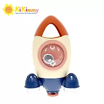 【kikimmy】旋轉噴水火箭戲水玩具組(2色可選) 粉色