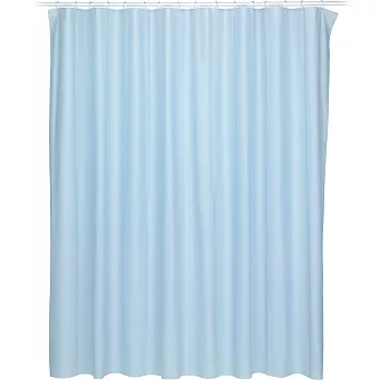 《KELA》Largo防水浴簾(藍120cm) | 乾溼分離 浴室隔簾