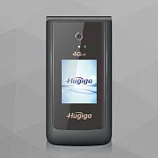 HUGIGA鴻碁  A8  4G經典實用美型翻蓋機(加贈原廠電池配件組) 灰色