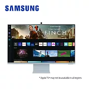 SAMSUNG 32吋 智慧聯網螢幕 M8 (2022) S32BM80  夕霧藍