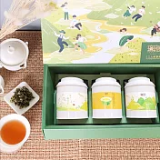 【端午禮盒】無藏嚴選 - 隆重心意3入大茶罐 精緻綜合茶食禮盒